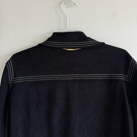 St. John Sport By Marie Gray Black Jacket Size Large - Picture 10 of 13